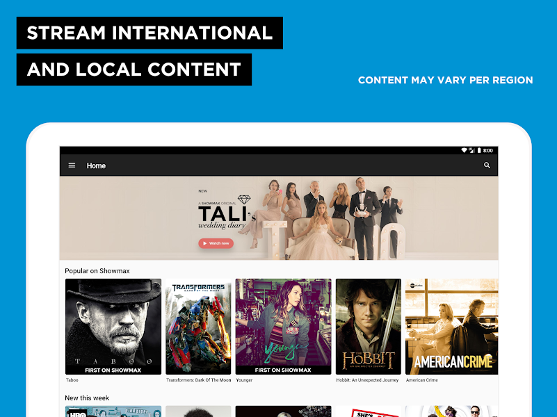 international and local content